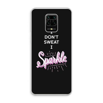 Sparkle quote: Xiaomi Redmi Note 10 Lite Transparant Hoesje