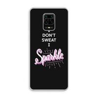 Sparkle quote: Xiaomi Redmi Note 10 Lite Transparant Hoesje