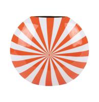 Vaas Candy Swirl Large Fel Oranje En Wit