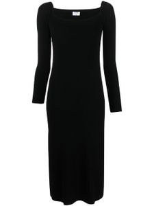 Filippa K robe mi-longue à épaules dénudées - Noir