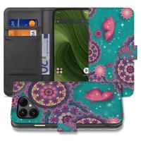 Fairphone 6 | Book Case | & Portemonnee Hoesje Cirkels en Vlinders