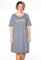 Yoek Dress A-line Ciao STRIPE | Blauw | Maat XXL