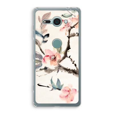 Japanse bloemen: Sony Xperia XZ2 Compact Transparant Hoesje
