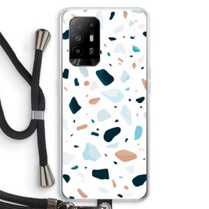 Terrazzo N°13: Oppo A95 5G Transparant Hoesje met koord