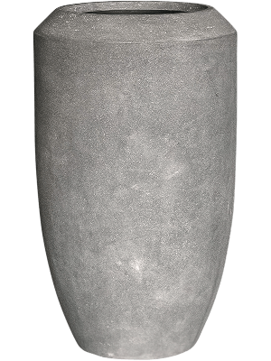 Baq Polystone Coated Plain Coppa Raw Grey (met inzetbak), 48x80cm