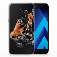 Smartphone hoesje Samsung Galaxy A5 2017 Watercolor Tiger