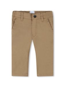 BOSS Kidswear pantalon chino en coton - Marron