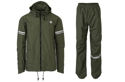 AGU Original Regenpak Essential - Groen - L - Waterdicht