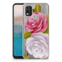 Nokia C21 Plus TPU Case Roses - thumbnail