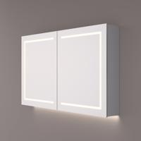 Spiegelkast Hipp Design SPK 62000 Rechthoek Met Verlichting Incl. Spiegelverwarming en Stopcontact (Alle Maten)