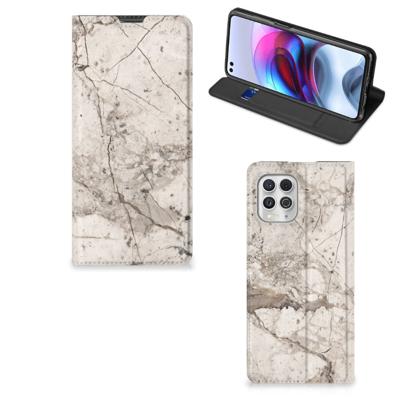 Motorola Moto G100 | Standcase | Marmer Beige