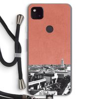 Marrakech Skyline : Pixel 4a 5G Transparant Hoesje met koord