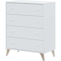 Ladekast - Sweet - 4 lades - Wit - 95 x 77,5 x 40 cm