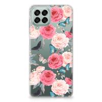 Samsung Galaxy M33 | TPU Case | Butterfly Roses