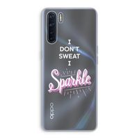 Sparkle quote: Oppo A91 Transparant Hoesje
