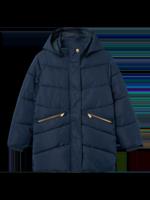 Name it winter winterjas meisjes - donker blauw - lang, puffer - NkfMemo