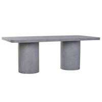 Eettafel Home ESPRIT Grijs Beton 200 x 100 x 74 cm