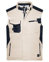 James & Nicholson JN825 Craftsmen Softshell Vest -STRONG- - Stone/Black - M - thumbnail