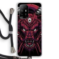 Hell Hound and Serpents: Oppo A94 5G Transparant Hoesje met koord