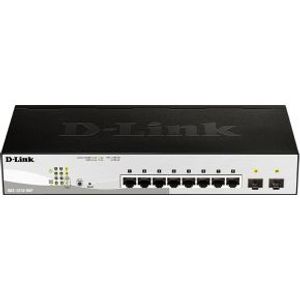 D-Link DGS-1210-08P netwerk-switch L2 Gigabit Ethernet (10/100/1000) Power over Ethernet (PoE) Zwart