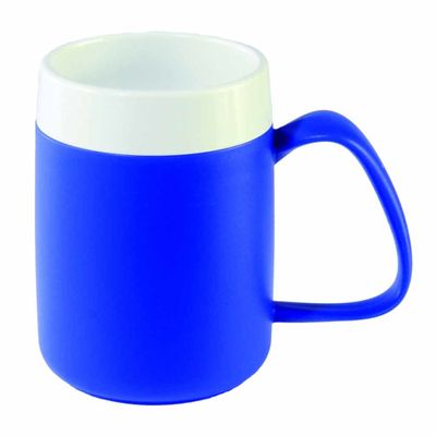 Conische warmhoudbeker | Kleur: Blauw | Inhoud: 200 ml | Drinken zonder uw hoofd te kantelen | OR207BL | Ornamin