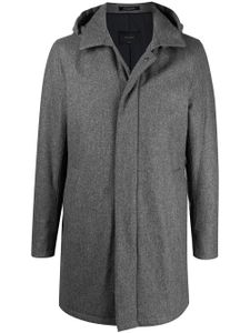 Dell'oglio manteau boutonné à capuche - Gris