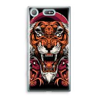 Tiger and Rattlesnakes: Sony Xperia XZ1 Compact Transparant Hoesje