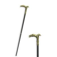 AN ALUMINIUM WALKING STICK AN ALUMINIUM WALKING STICK