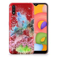 Smartphone hoesje Samsung Galaxy A01 Vogel