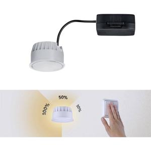 Paulmann LED Coin Nova LED-inbouwlamp voor badkamer Energielabel: F (A - G) LED Satijn