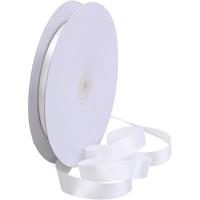 Creativ Company Satijnlint, b: 15 mm, wit, 50 m/ 1 rol