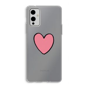 Hartje: OnePlus 9 Transparant Hoesje