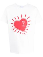 Ports V t-shirt à imprimé coeur - Blanc