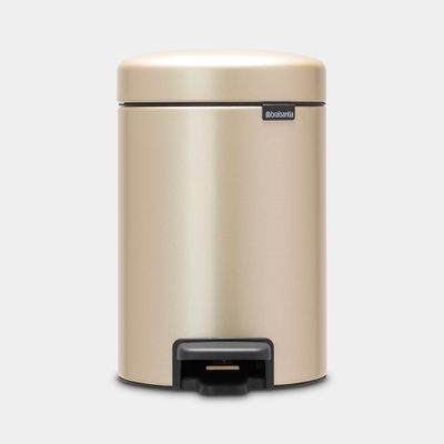 Brabantia pedaalemmer Newlcon 3 liter Metallic Gold