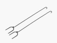 Barebones Cowboy Cooking Roaster/Vorken Set/2 Bestek