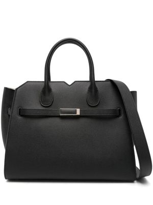 Valextra sac cabas Milano médium en cuir - Noir