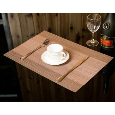 2 PC'S Home tabel Cup mat creatieve decor koffie drinken placemat tafelgerei grootte: 45x30cm (koffie)