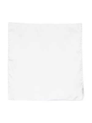 TOM FORD carré de poche en soie - Blanc