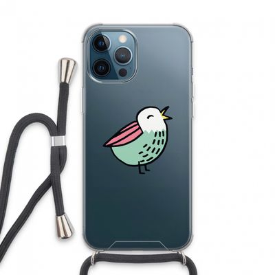 Birdy: iPhone 13 Pro Max Transparant Hoesje met koord