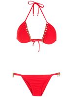 Amir Slama bikini à franges en chaîne - Rouge - thumbnail