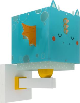 Dalber Design wandlampLittle Dragon blauw met wit - 64389