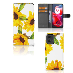 Hoesje voor Motorola Moto G24 | G04 | G24 Power Zonnebloemen