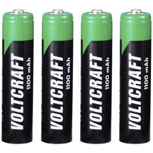 VOLTCRAFT HR03 Oplaadbare AAA batterij (potlood) NiMH 1100 mAh 1.2 V 4 stuk(s)