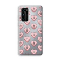 Chicks before dicks: Huawei P40 Transparant Hoesje