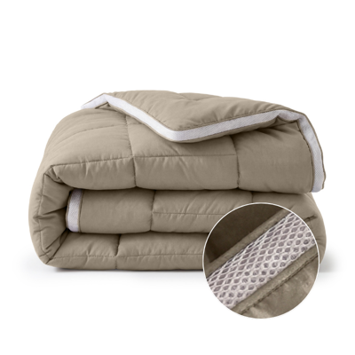 Sale: -41% | Wasbaar Lazy Dekbed Zonder Overtrek - Zonder Overtrek - 3D Air - Taupe - Dekbed-Discounter.nl