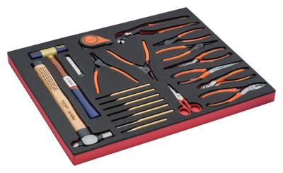 Bahco Foaminlay Fit&Go 3/3 met tangen en slaggereedschap - 21-delig - FF1A23