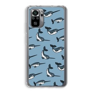 Narwhal: Xiaomi Redmi Note 10S Transparant Hoesje