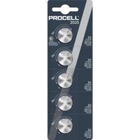 PROCELL Knoopcel CR2025 3.0 V 5 stuk(s) 165 Lithium