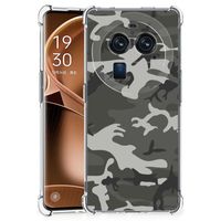 OPPO Find X6 Pro Doorzichtige Silicone Hoesje Army Light