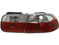 Set Achterlichten passend voor Honda Coupe/Sedan 1992-1995 - Rood/Kristal DLHOR21 Set Achterlichten passend voor Honda Coupe/Sedan 1992-1995 - Rood/Kristal DLHOR21